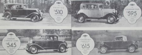 Chevrolet Modelprogram 1930 Carbrochure (7707)